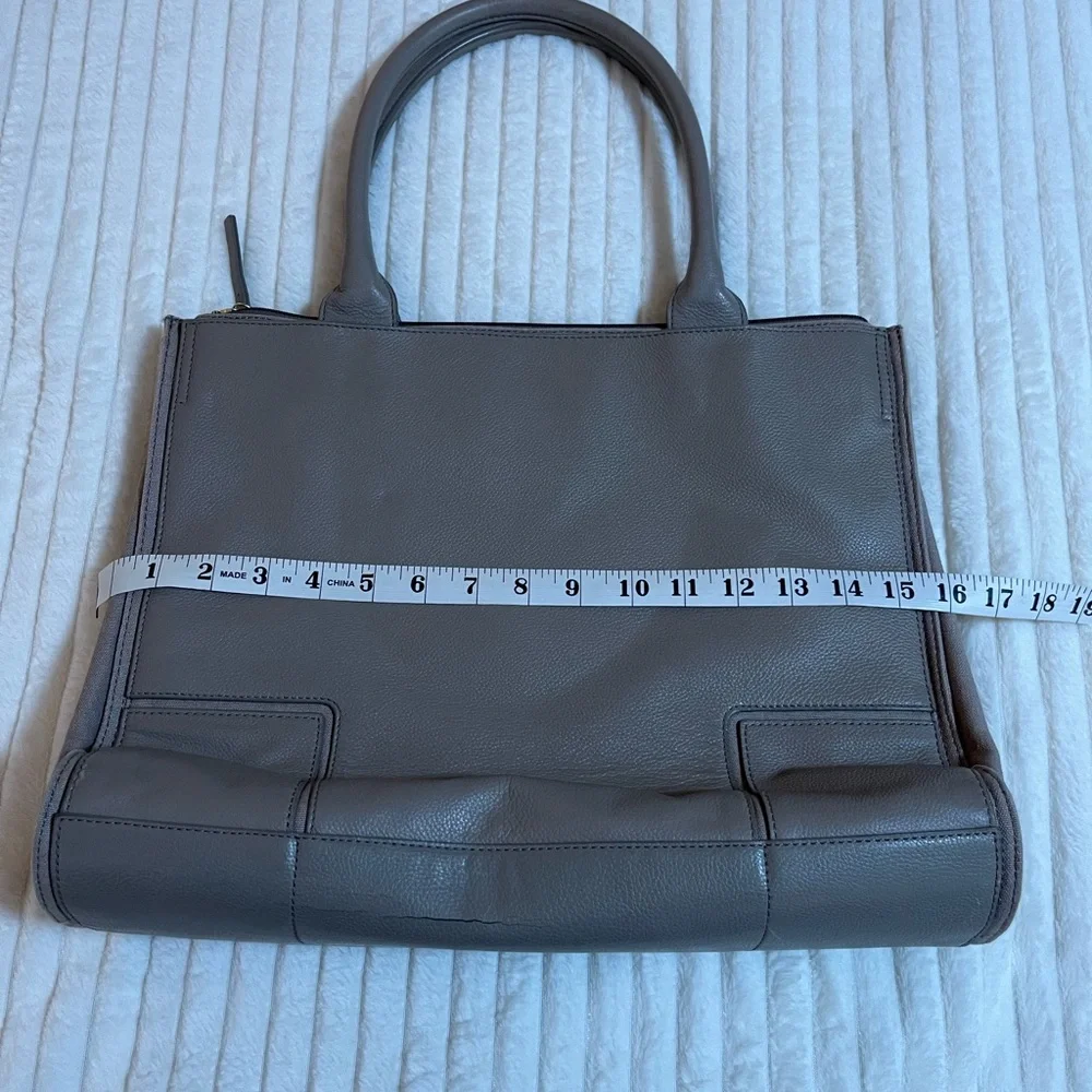MOVING SALE | Tory Burch | Taupe | Leather Ella Tote - Picture 15 of 17